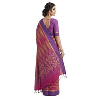 Zig Zag Kattari Design Patola saree