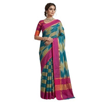 Zig Zag Kattari Design Patola saree