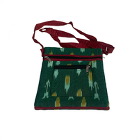 Traditional Ikat Fabric Sling Bag,