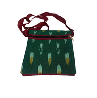 Traditional Ikat Fabric Sling Bag,