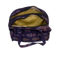Indigo Ikat Quilted Shoulder Bag