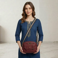 PU Leather Crossbody Sling Bag