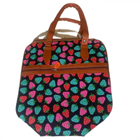 Strawberry Print Multi-Purpose Bag