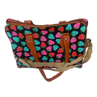 Strawberry Print Multi-Purpose Bag