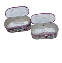 Paris Eiffel Tower Print Cosmetic Train Case