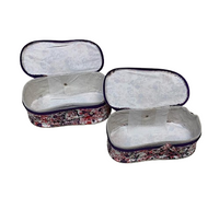 Paris Eiffel Tower Print Cosmetic Train Case