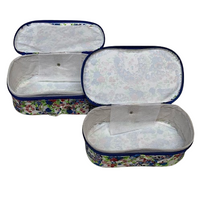 Paris Eiffel Tower Print Cosmetic Train Case