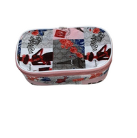 Paris Eiffel Tower Print Cosmetic Train Case