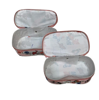 Paris Eiffel Tower Print Cosmetic Train Case