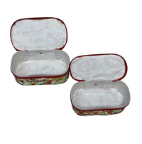 Paris Eiffel Tower Print Cosmetic Train Case
