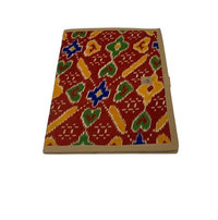 Shantiniketan-style batik print file folder