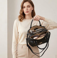 Puffy Quilted Satchel