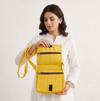 Traditional Ikat Fabric Sling Bag,
