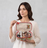 Paris Eiffel Tower Print Cosmetic Train Case