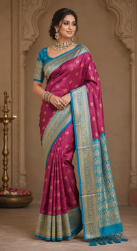 Kanchipuram Pattu Style Art Silk Saree
