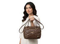Puffy Quilted Satchel