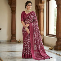 Chiffon Brasso Saree