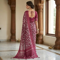 Chiffon Brasso Saree