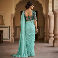 Crushed Tissue Saree