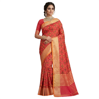 Patola Ikat Geometric Print Saree