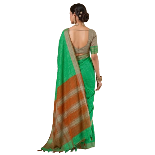 Ghicha Tussar Silk Saree