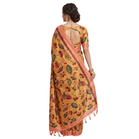 Lotus Garden Tussar Silk Saree