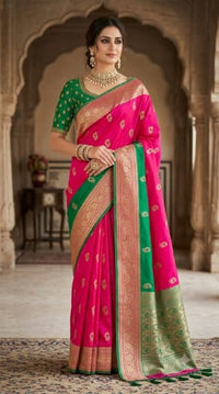 Morpankhi Kadiyal Paithani Saree