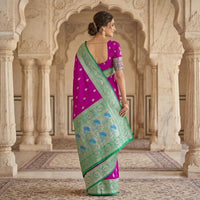 Morpankhi Kadiyal Paithani Saree