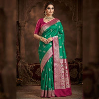 Kanjivaram Paithani Silk Saree