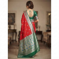 Kanjivaram Paithani Silk Saree
