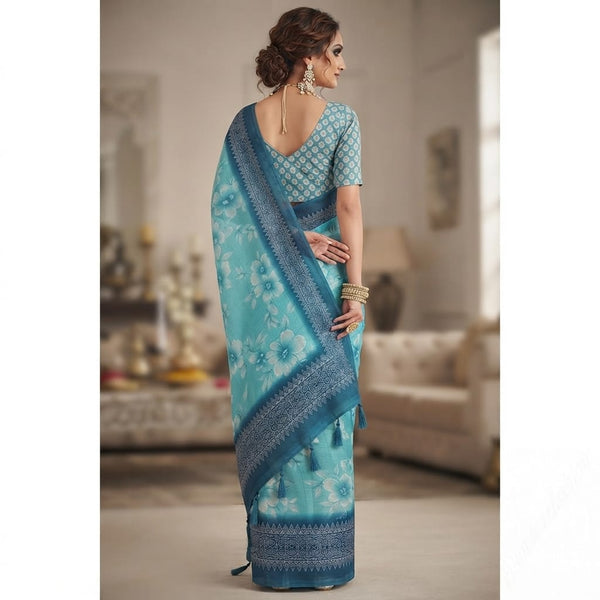 Digital Floral Print Saree