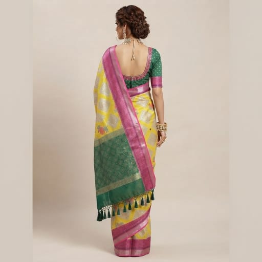 Linen Cotton Saree