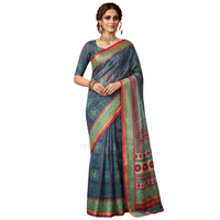 Chanderi silk-cotton blend Saree