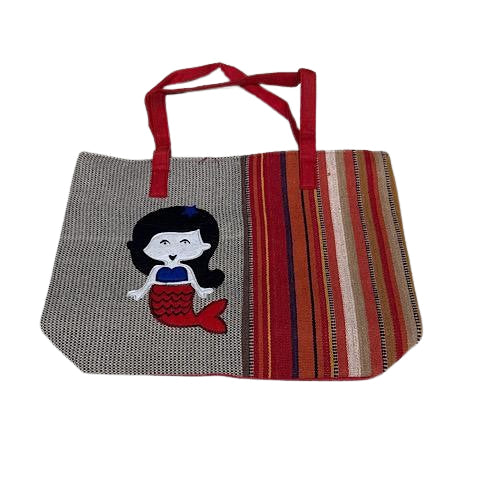 HUZUR JI Women's Jute Tote Bag