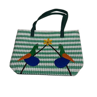 HUZUR JI Women's Jute Tote Bag