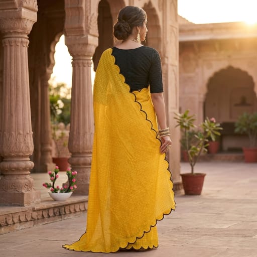 Gadwal Check Saree
