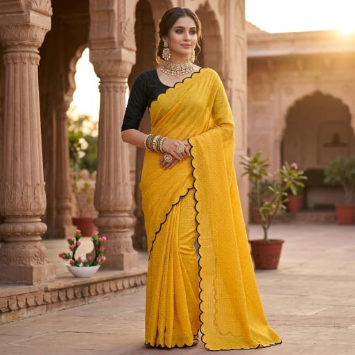 Gadwal Check Saree