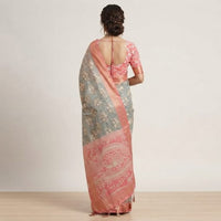 Kalamkari Cotton Silk Saree