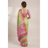 Kalamkari Cotton Silk Saree