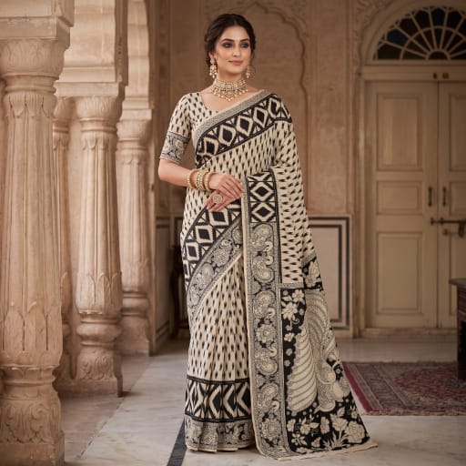Kalamkari Cotton Saree