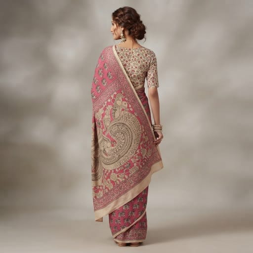 Kalamkari Cotton Saree