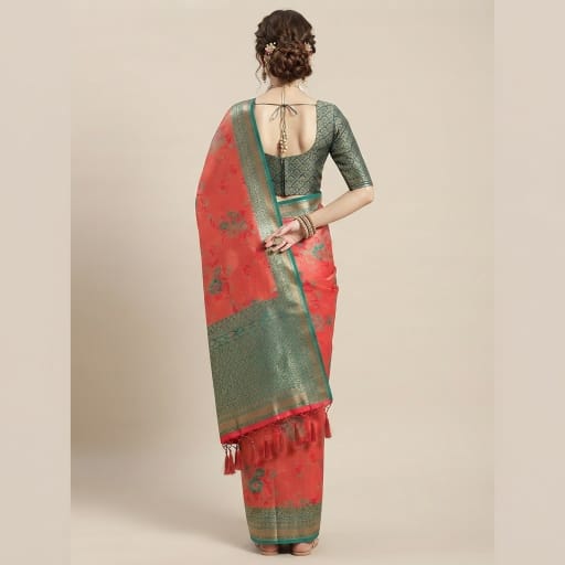 Banarasi Kora Organza Silk Saree