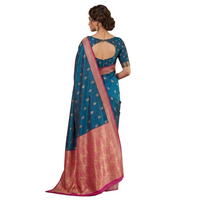 Traditional Zari Woven Kanjeevaram Silk Saree.
