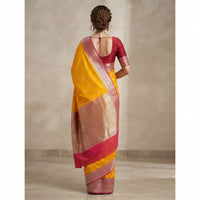 Traditional Zari Woven Kanchipuram Silk Saree.