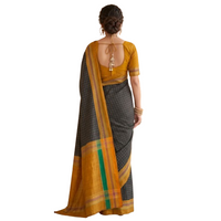 Traditional Narayanpet Checked Ilkal  Saree