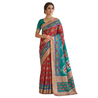 Butterfly Print Patola Style Saree.