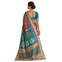 Butterfly Print Patola Style Saree.