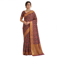 Linen Patola Ikat Saree