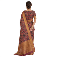 Linen Patola Ikat Saree