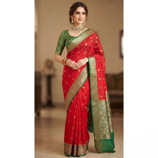 Classic Brocade Traditional Saree.